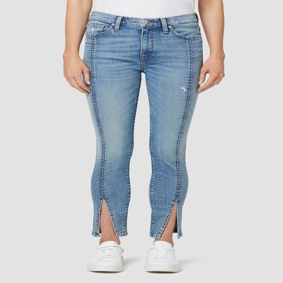 Hudson Jeans Barbara High Waist Cropped Jeans In The Key 27 - Picture 2 of 3